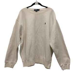 Sweater, Crewneck, Oversized Mens, Polo Ralph Lauren, stain